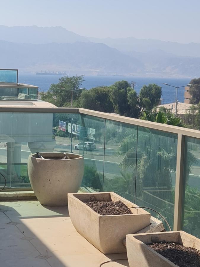 La-Palmore Luxury Apart-Residense Resort With Pool First Line Sea Side Eilat Exteriör bild