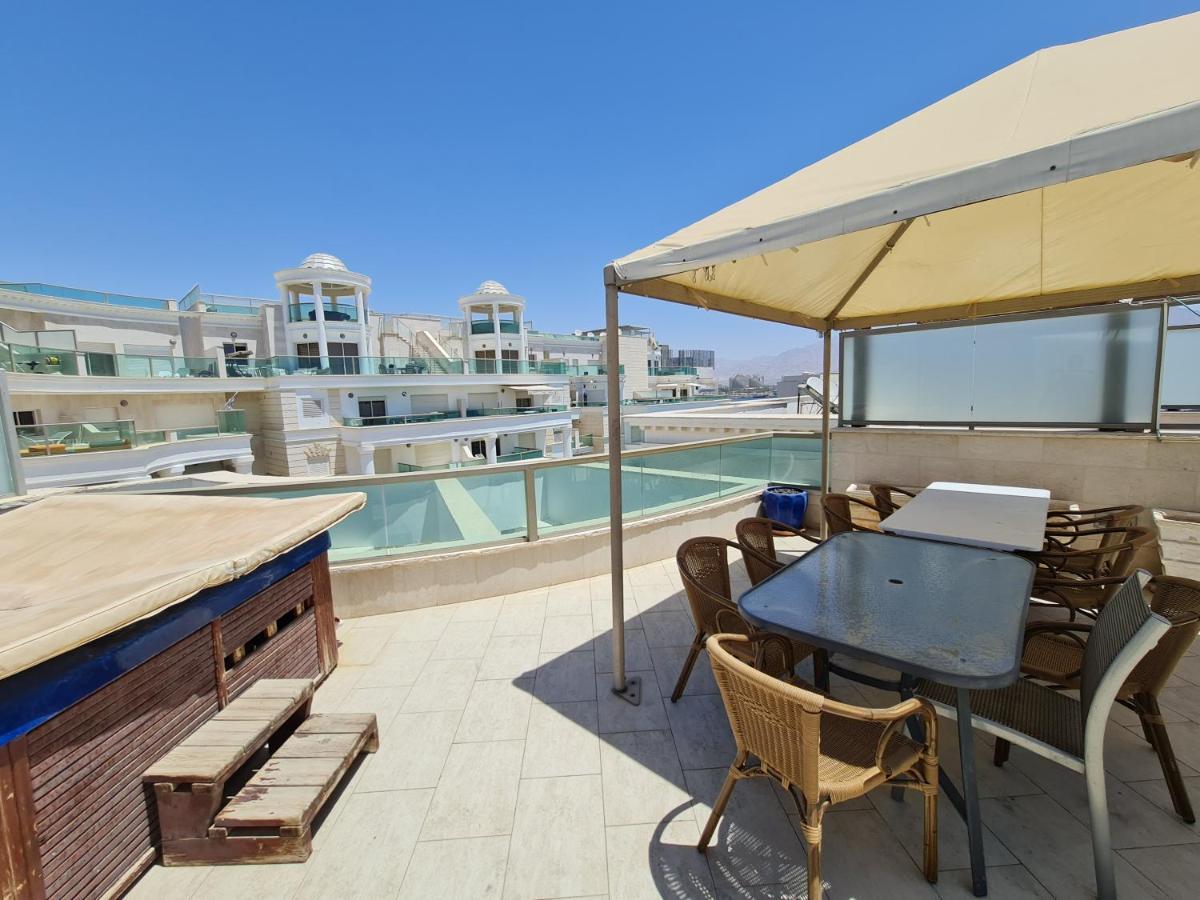 La-Palmore Luxury Apart-Residense Resort With Pool First Line Sea Side Eilat Exteriör bild